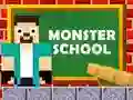 Spel Herobrine vs Monster School aanlyn