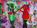Spel Xmas shopping window aanlyn