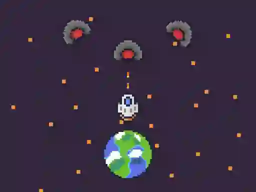 Spel Pixel Protect Your Planet aanlyn