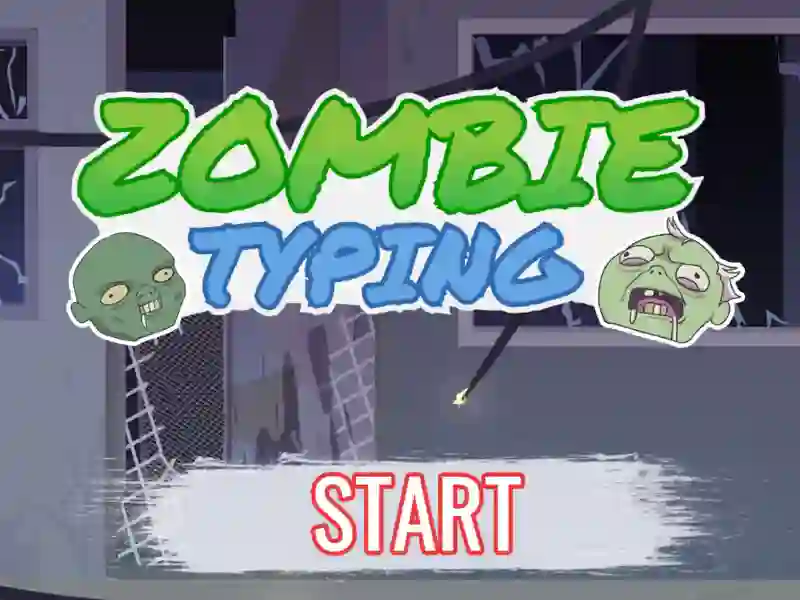 Spel Zombie Typing aanlyn