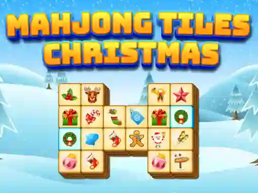 Spel Mahjong Tiles Christmas aanlyn