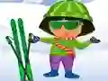 Spel Dora Ski Dress up aanlyn