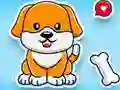Spel Coloring Book: Cute Dog aanlyn