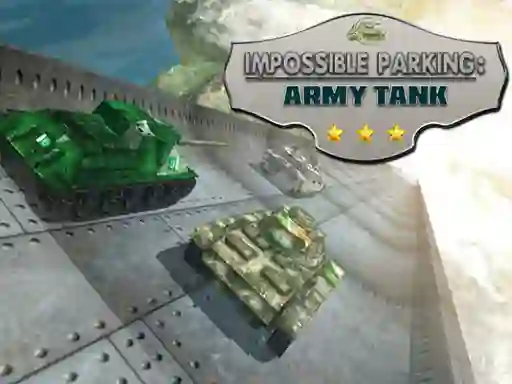 Spel Impossible Parking: Army Tank aanlyn
