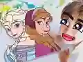 Spel Coloring Book: Frozen aanlyn
