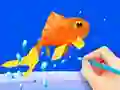 Spel Coloring Book: Fish aanlyn