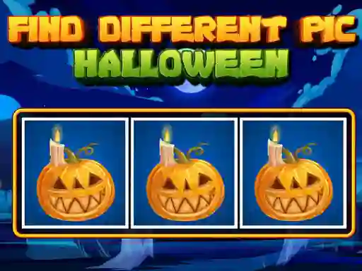 Spel Find Different Pic Halloween aanlyn