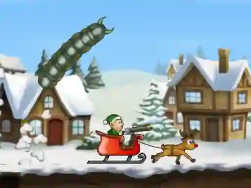 Spel Effing Worms Xmas aanlyn