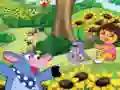 Spel Dora find differences aanlyn