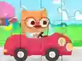 Spel Jigsaw Puzzle: Driving Car aanlyn