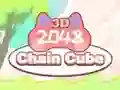 Spel Chain Cube 2048 3D aanlyn