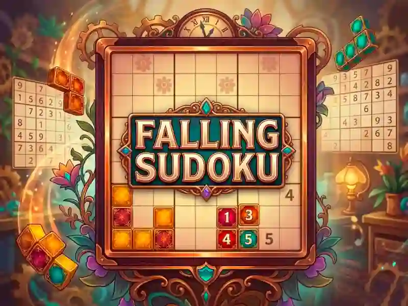 Spel Falling Sudoku aanlyn