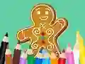 Spel Coloring Book: Gingerbreads aanlyn
