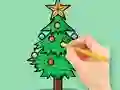 Spel Coloring Book: Christmas Tree aanlyn