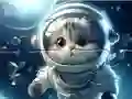 Spel Jigsaw Puzzle: Astronaut-Cat aanlyn