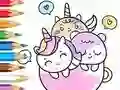 Spel Coloring Book: A Cup Of Unicorn aanlyn