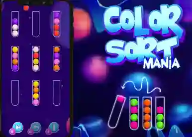 Spel Color Sort Mania aanlyn