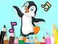 Spel Coloring Book: Dancing Penguin aanlyn