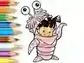 Spel Coloring Book: Monster Costume Girl aanlyn