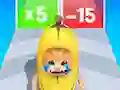 Spel Epic Banana Run: Merge Master aanlyn