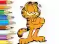 Spel Coloring Book: Garfield Hamburger aanlyn