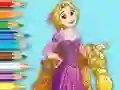 Spel Coloring Book: Princess Rapunzel aanlyn