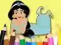 Spel Coloring Book: Princess Jasmine aanlyn