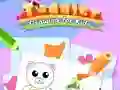 Spel Toddler Drawing: Cute Dog aanlyn