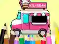 Spel Coloring Book: Ice Cream Car aanlyn