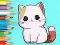 Spel Coloring Book: Cute Kitten aanlyn