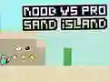 Spel Noob vs Pro Sand Island aanlyn