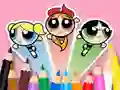 Spel Coloring Book: The Powerpuff Girls aanlyn