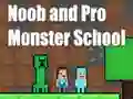 Spel Noob and Pro Monster School aanlyn
