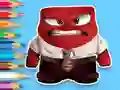 Spel Coloring Book: Inside Out Angry aanlyn