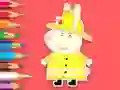 Spel Coloring Book: Rabbit Firefighter aanlyn