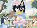Spel Jigsaw Puzzle: Bluey Play Time aanlyn