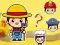 Spel Kids Quiz: Job Challenge 3 aanlyn