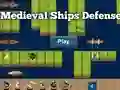 Spel Medieval Ships Defense aanlyn