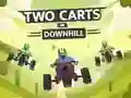 Spel Two Carts Downhill aanlyn