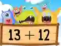 Spel Monster Math aanlyn