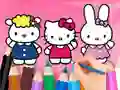 Spel Coloring Book: Hello Kitty With Friends aanlyn
