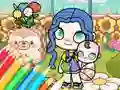 Spel Coloring Book: Avatar World Babycare aanlyn