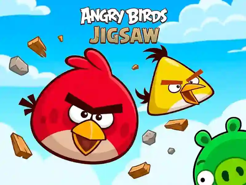 Spel Angry Birds Jigsaw aanlyn
