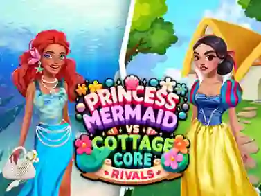 Spel Princess Cottage Core vs Mermaid Core Rivals aanlyn