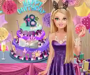 Spel Barbara Birthday Party aanlyn