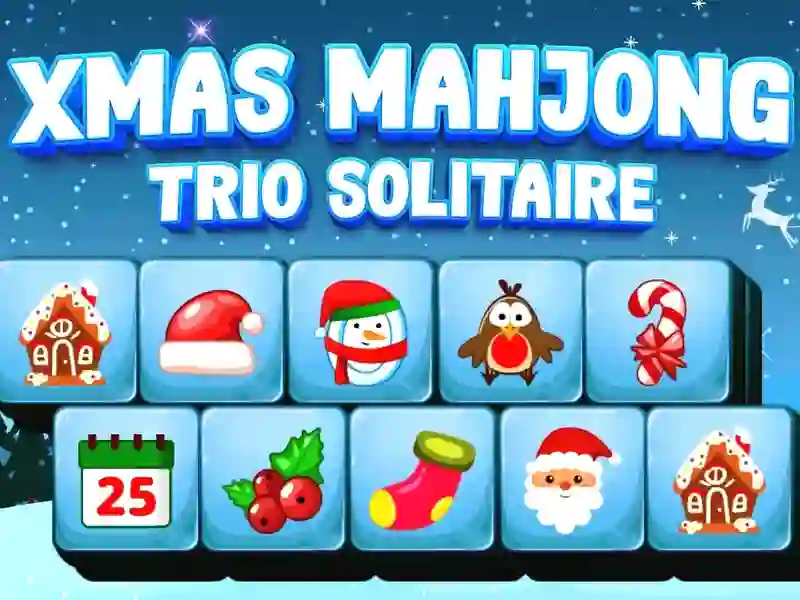 Spel Xmas Mahjong Trio Solitaire aanlyn