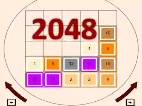 Spel 2048 aanlyn