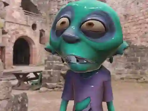 Spel Funny Faces: Zombies aanlyn