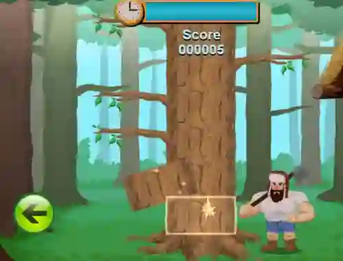 Spel Wood Chopping aanlyn