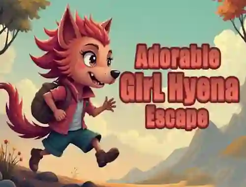 Spel Adorable Girl Hyena Escape aanlyn